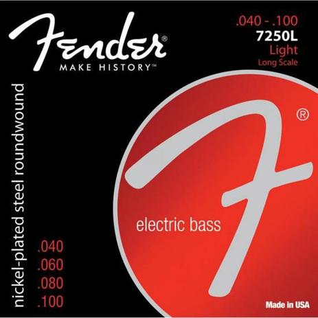 Encordoamento para Contrabaixo 4 cordas Aço 0.040 7250L Niqu - Fender Menor preço em Encordoamento para Contrabaixo 4 cordas Aço 0.040 7250L Niqu - Fender
