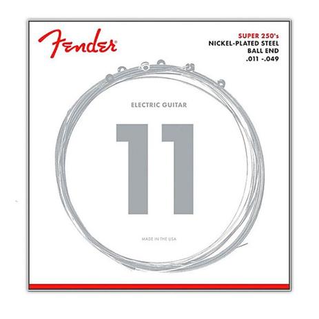 Encordoamento para Guitarra 011 250M FENDER Menor preço em Encordoamento para Guitarra 011 250M FENDER