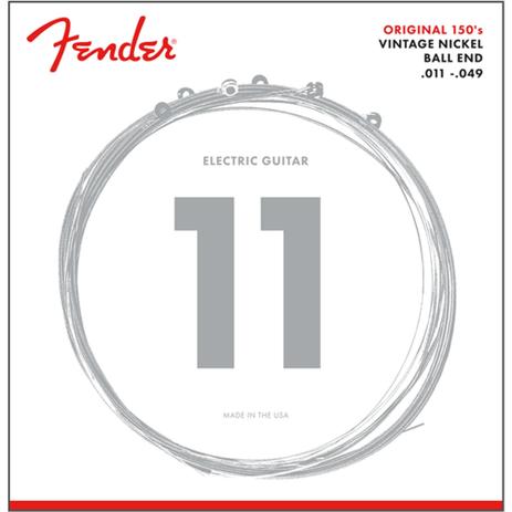 Encordoamento para Guitarra Aço 0.011 150M Niquelada FENDER Menor preço em Encordoamento para Guitarra Aço 0.011 150M Niquelada FENDER