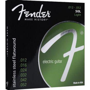 Encordoamento para guitarra aco 0.012 50l flatwound fender Menor preço em Encordoamento para guitarra aco 0.012 50l flatwound fender