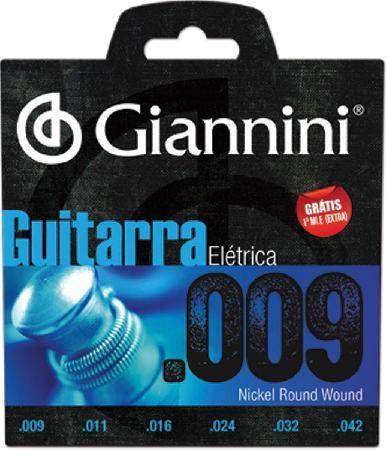 Encordoamento para guitarra elétrica geegst 9 - .009-.042 - Giannini Menor preço em Encordoamento para guitarra elétrica geegst 9 - .009-.042 - Giannini