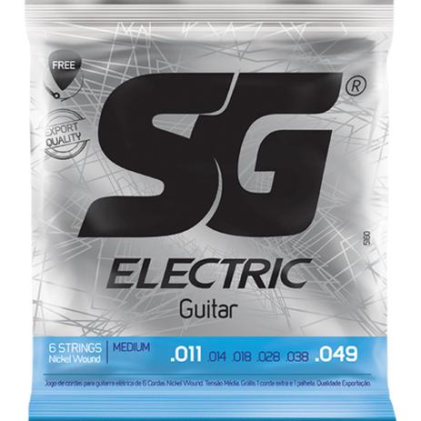 Encordoamento Para Guitarra Elétrica Medium IZ-5160 - SG Menor preço em Encordoamento Para Guitarra Elétrica Medium IZ-5160 - SG