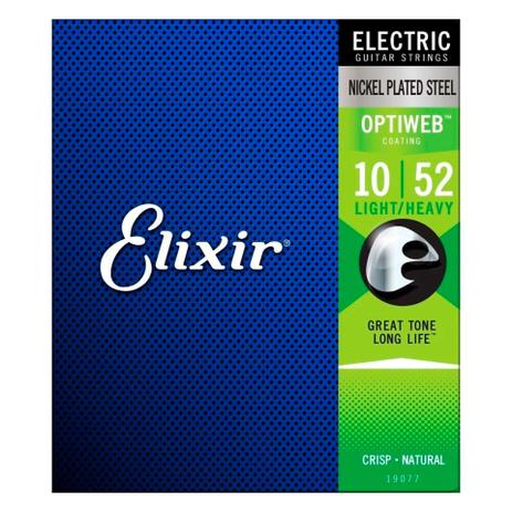 Encordoamento para guitarra elixir 010 light heavy Menor preço em Encordoamento para guitarra elixir 010 light heavy