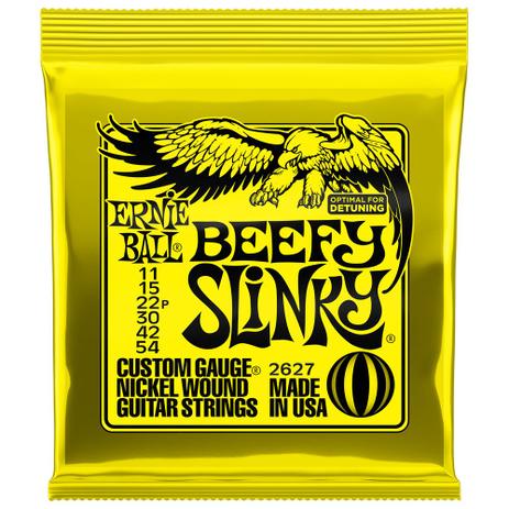 Encordoamento Para Guitarra Ernie Ball 011 - 054 Beefy Slink 2627 - Selo Royal Music Menor preço em Encordoamento Para Guitarra Ernie Ball 011 - 054 Beefy Slink 2627 - Selo Royal Music