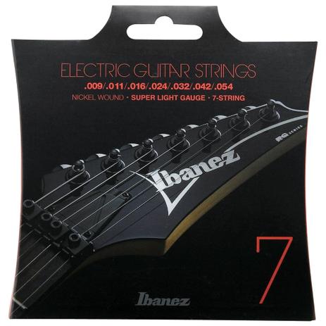 Encordoamento Para Guitarra Ibanez Iegs7 009 7 Cordas Menor preço em Encordoamento Para Guitarra Ibanez Iegs7 009 7 Cordas
