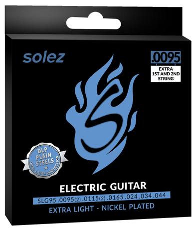 Encordoamento Para Guitarra Solez 095 SLG95 +2 Cordas Extras Menor preço em Encordoamento Para Guitarra Solez 095 SLG95 +2 Cordas Extras