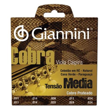 Encordoamento para Viola GESVM Serie Cobra ACO Media Giannini Menor preço em Encordoamento para Viola GESVM Serie Cobra ACO Media Giannini