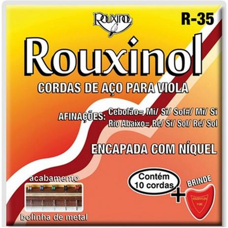 Encordoamento Para Vióla R-35 - Rouxinol Menor preço em Encordoamento Para Vióla R-35 - Rouxinol