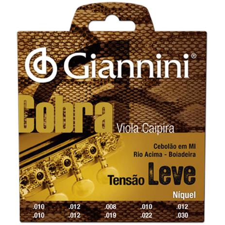Encordoamento Para Viola Série Cobra Aço Leve Gesvnl Giannini Menor preço em Encordoamento Para Viola Série Cobra Aço Leve Gesvnl Giannini