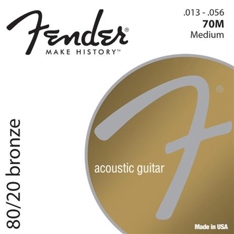 Encordoamento para Violão Aço 0.013 70M Bronze FENDER Menor preço em Encordoamento para Violão Aço 0.013 70M Bronze FENDER
