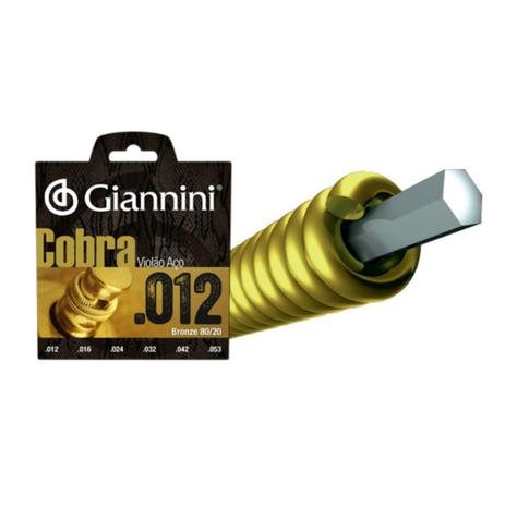 Encordoamento Para Violão Aço CA-82L - Giannini é ruim? Encordoamento Para Violão Aço CA-82L - Giannini é boa?