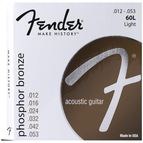 Encordoamento Para Violão Fender 60l Aço 0.12 Bronze Fosforoso Menor preço em Encordoamento Para Violão Fender 60l Aço 0.12 Bronze Fosforoso
