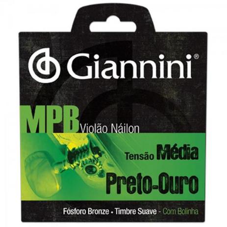 Encordoamento Para Violão GENWBG Série MPB Nylon Média GIANNINI Menor preço em Encordoamento Para Violão GENWBG Série MPB Nylon Média GIANNINI
