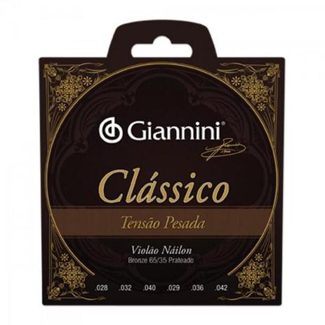 Encordoamento Para Violão GENWPA Clássico Nylon Pesada GIANNINI - 226 Menor preço em Encordoamento Para Violão GENWPA Clássico Nylon Pesada GIANNINI - 226