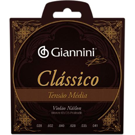 Encordoamento Para Violão Genwpm Clássico Nylon Média Giannini Menor preço em Encordoamento Para Violão Genwpm Clássico Nylon Média Giannini