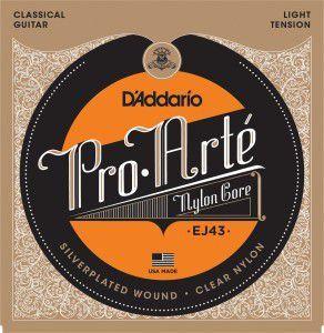 Encordoamento para violão Nylon D'Addario Pro.Arté EJ43 - Daddario Menor preço em Encordoamento para violão Nylon D'Addario Pro.Arté EJ43 - Daddario
