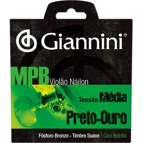 Encordoamento Para Violão Nylon Mpb Ouro Genwbg Giannini Menor preço em Encordoamento Para Violão Nylon Mpb Ouro Genwbg Giannini