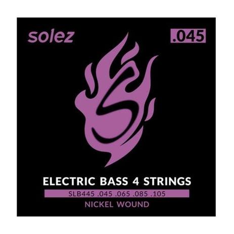 Encordoamento Solez P/ Baixo de 4 Cordas SLB445 0.045/0.105 - EC0357 - Solez strings Menor preço em Encordoamento Solez P/ Baixo de 4 Cordas SLB445 0.045/0.105 - EC0357 - Solez strings