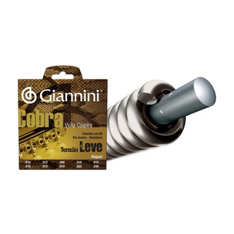 Encordoamento Tensão Leve Niquel Para Viola GESVNL - Giannini Menor preço em Encordoamento Tensão Leve Niquel Para Viola GESVNL - Giannini