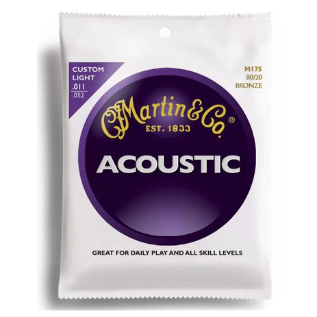 Encordoamento Violão Aço Martin Phosphor Bronze 0.11 Menor preço em Encordoamento Violão Aço Martin Phosphor Bronze 0.11