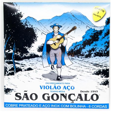 Encordoamento Violão Aço São Gonçalo 0,11 - Outros Menor preço em Encordoamento Violão Aço São Gonçalo 0,11 - Outros