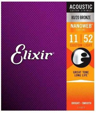 Encordoamento Violão Elixir 011052 Nanoweb 11027 Menor preço em Encordoamento Violão Elixir 011052 Nanoweb 11027