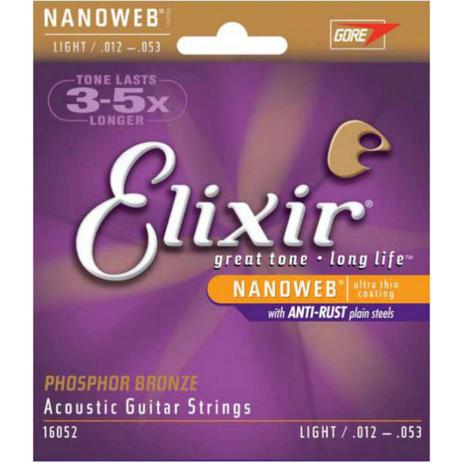Encordoamento Violão Light Phosphor Bronze 012 - Elixir é boa?