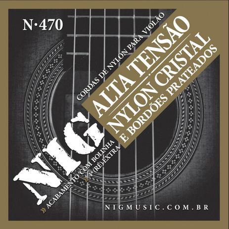 Encordoamento Violao NIG N-470 Nylon Cristal - Alta Tensao - Rouxinol Menor preço em Encordoamento Violao NIG N-470 Nylon Cristal - Alta Tensao - Rouxinol