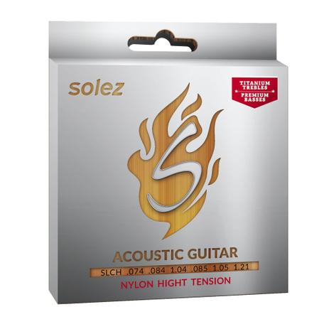 Encordoamento Violão Nylon Solez Alta Tensão Menor preço em Encordoamento Violão Nylon Solez Alta Tensão
