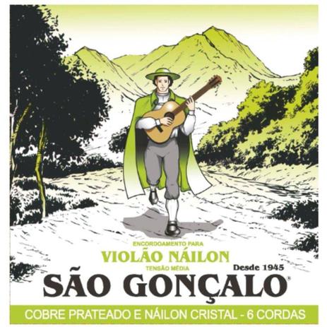 Encordoamento Violão Nylon Tensão Media Cristal São Gonçalo Menor preço em Encordoamento Violão Nylon Tensão Media Cristal São Gonçalo