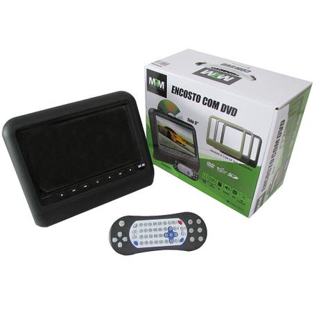 Encosto de Cabeça com DVD 9 Polegadas - M2m car Menor preço em Encosto de Cabeça com DVD 9 Polegadas - M2m car