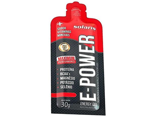 Energético Gel E-Power 30g Chocolate - Solaris Nutrition