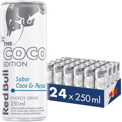 Energeticos Red Bull 250ml Coco Edition 24 Unidades Bebida Energetica Magazine Luiza