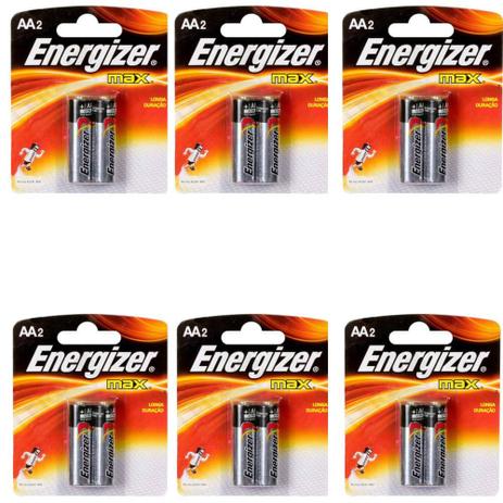 Energizer Pilha Alcalina Pequena AA C/2 (Kit C/06) Menor preço em Energizer Pilha Alcalina Pequena AA C/2 (Kit C/06)