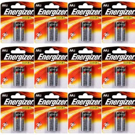 Energizer Pilha Alcalina Pequena AA C/2 (Kit C/12) Menor preço em Energizer Pilha Alcalina Pequena AA C/2 (Kit C/12)