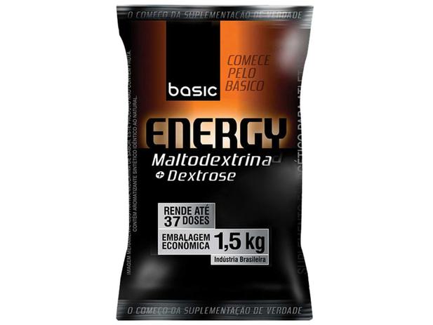 Energy Maltodextrina 1,5Kg Tangerina - Basic Nutrition