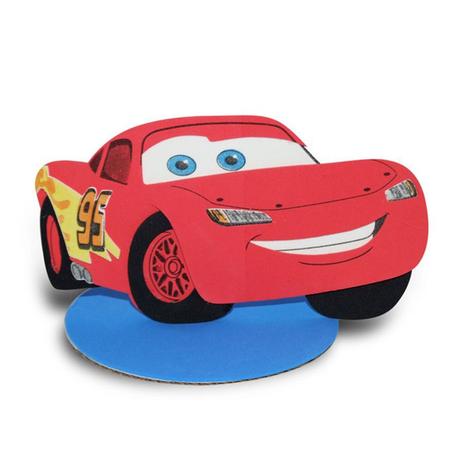 Menor preço em Enfeite de Mesa EVA Relâmpago McQueen Carros - Festabox