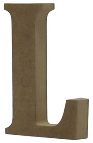 Enfeite de Mesa Letra ”L” 18cm x 18mm - Madeira MDF - Palácio da arte Menor preço em Enfeite de Mesa Letra ”L” 18cm x 18mm - Madeira MDF - Palácio da arte