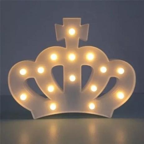 Enfeite Luminária de Led Coroa - Makesterapia store Menor preço em Enfeite Luminária de Led Coroa - Makesterapia store
