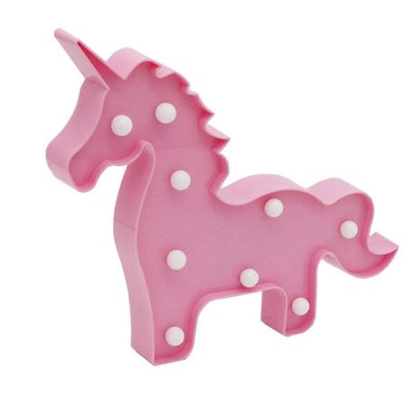 Enfeite Luminária de Led Unicornio Rosa - Makesterapia store Menor preço em Enfeite Luminária de Led Unicornio Rosa - Makesterapia store