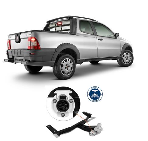 Engate de reboque Fiat Pick up Strada 1996/2013 TODOS Menor preço em Engate de reboque Fiat Pick up Strada 1996/2013 TODOS