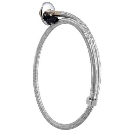 Engate Flexivel Meber 3100 10 cm com Registro Cromado - Meber metais Menor preço em Engate Flexivel Meber 3100 10 cm com Registro Cromado - Meber metais