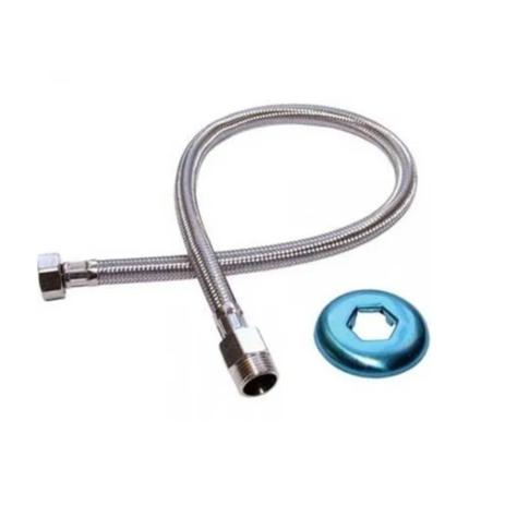 Engate Flexível Trançado Malha de Aço 60cm - Nitro Metais Menor preço em Engate Flexível Trançado Malha de Aço 60cm - Nitro Metais