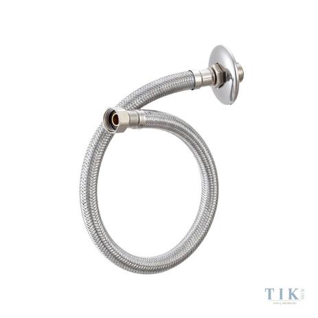 Engate Mangueira Flexível Trançado Aço Inox 60cm Quente Fria - Tik de Casa Menor preço em Engate Mangueira Flexível Trançado Aço Inox 60cm Quente Fria - Tik de Casa