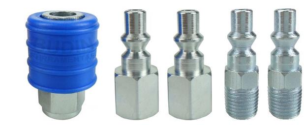 Engate rapido kit 1/4 - 5 pcs - azul - Hidraflux Menor preço em Engate rapido kit 1/4 - 5 pcs - azul - Hidraflux