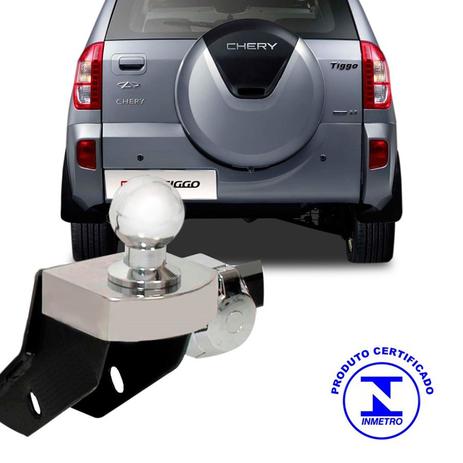 Engate Reboque Chery Tiggo 2009 A 2016 Removivel 800 Kg - Gedeval Menor preço em Engate Reboque Chery Tiggo 2009 A 2016 Removivel 800 Kg - Gedeval