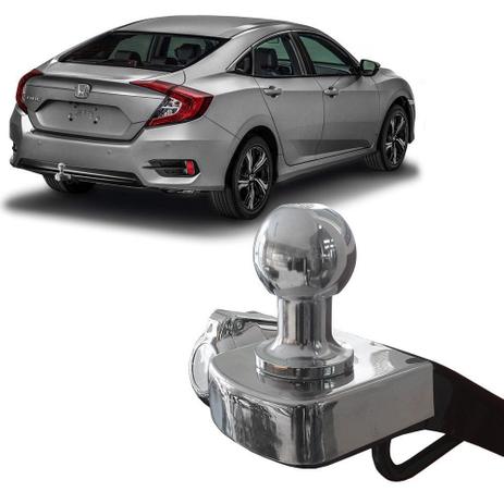 Engate Reboque Civic 2017 a 2019 Rabicho Fixo 700 kg - Generalcar Menor preço em Engate Reboque Civic 2017 a 2019 Rabicho Fixo 700 kg - Generalcar