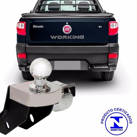 Engate Reboque Fiat Strada 2000 A 2018 Fixo 700 Kg - Gedeval Menor preço em Engate Reboque Fiat Strada 2000 A 2018 Fixo 700 Kg - Gedeval