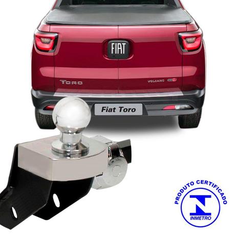 Engate Reboque Fiat Toro 2017 2018 4x2 4x4 Removivel 1200 Kg - Gedeval Menor preço em Engate Reboque Fiat Toro 2017 2018 4x2 4x4 Removivel 1200 Kg - Gedeval
