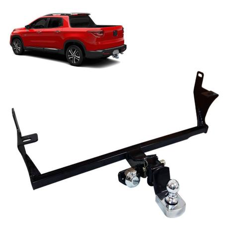 Engate Reboque Fiat Toro 4x2 700kg Tração Removível - Volpato Menor preço em Engate Reboque Fiat Toro 4x2 700kg Tração Removível - Volpato